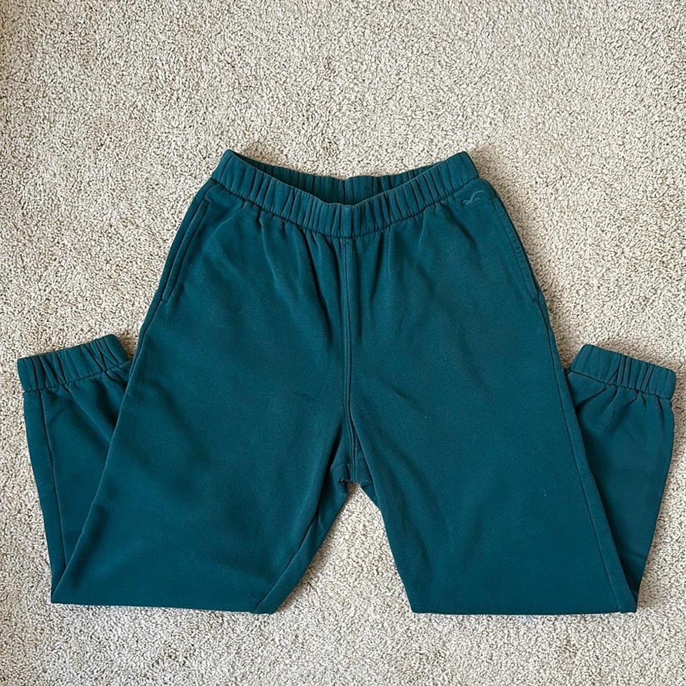 Hollister Teal Jogger Pants